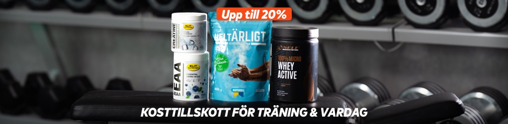 Kosttillskott - upp till 20%
